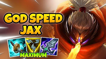 JAX WILD RIFT SUPER SPEED ATTACK BUILD IS LEGENDARY BROKEN
