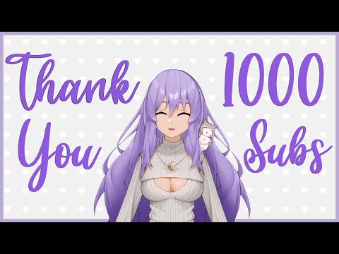 1,000 Subscribers, Yay!! 🥳