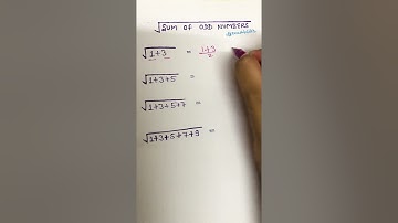 Sum Of Odd Numbers #maths #tricks #shorts #easy #fast #calculations #square #root #mental #maths