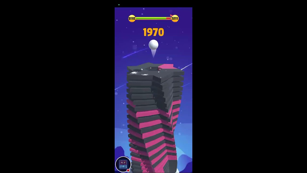 Stack ball 3d fast gaming star level 5083 up video LIVE🔴