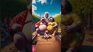 🥰Evolution of baby : a sumo wife pregnant admit in hospital 🥰 #cat #cute #love #shorts