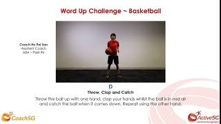 D - Throw, Clap and Catch