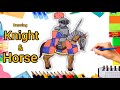 Drawing a majestic knight with horse  art tutorial
