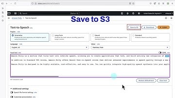 Amazon Polly - Hands On Demo