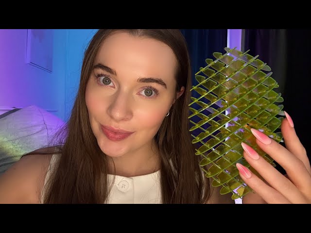 ASMR Personal Attention: Eye Poking, Face Brushing, and Gentle Skincare 💎