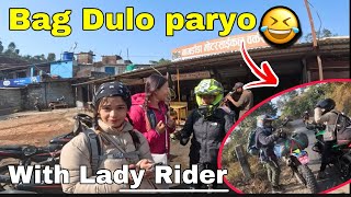 Pokhara to syangja with lady Rider || MRB Vlog ||