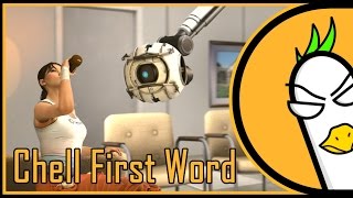 Sfm Animation— Chell First Word (На Русском)