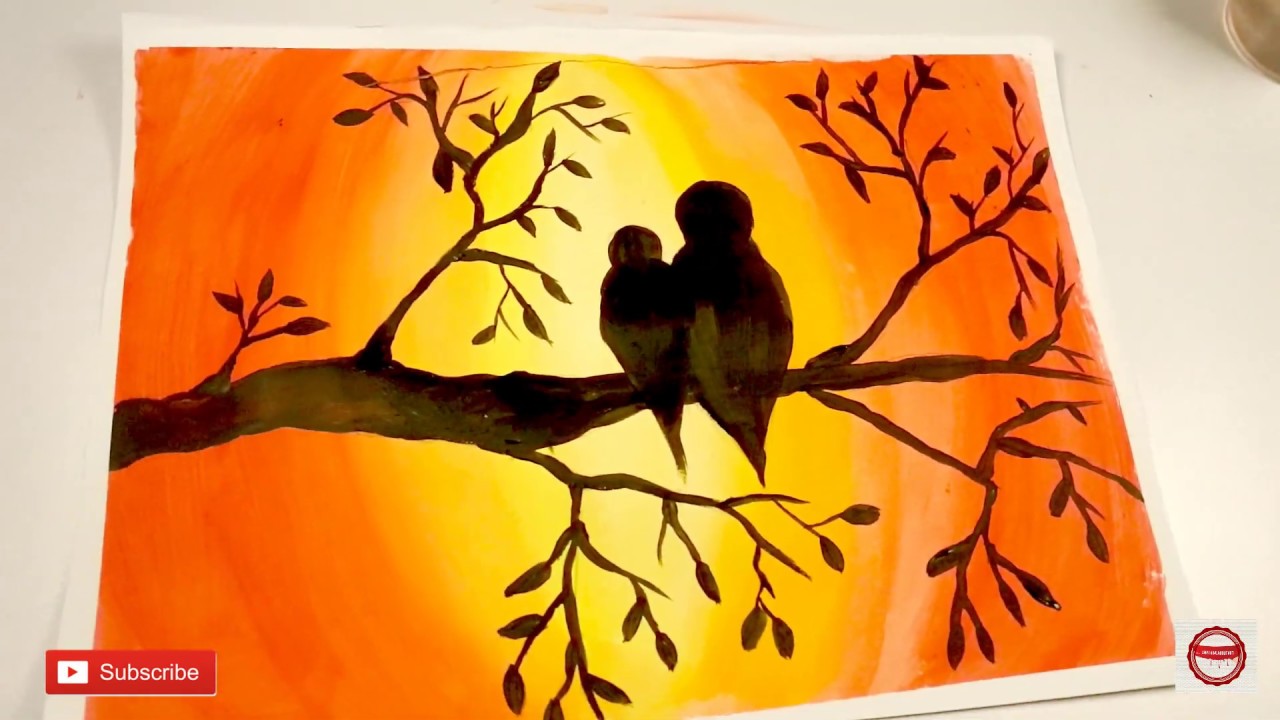 HOW TO PAINT WITH POSTER COLOURS POSTER COLOR PAINTING YouTube