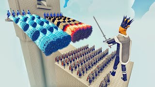 100x KNIGHT + GIANT KING vs 2x EVERY GOD - Totally Accurate Battle Simulator TABS
