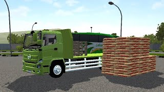 MOD Truck Hino Muatan Semen | Bus Simulator Indonesia Gameplay Part 216 #bussid