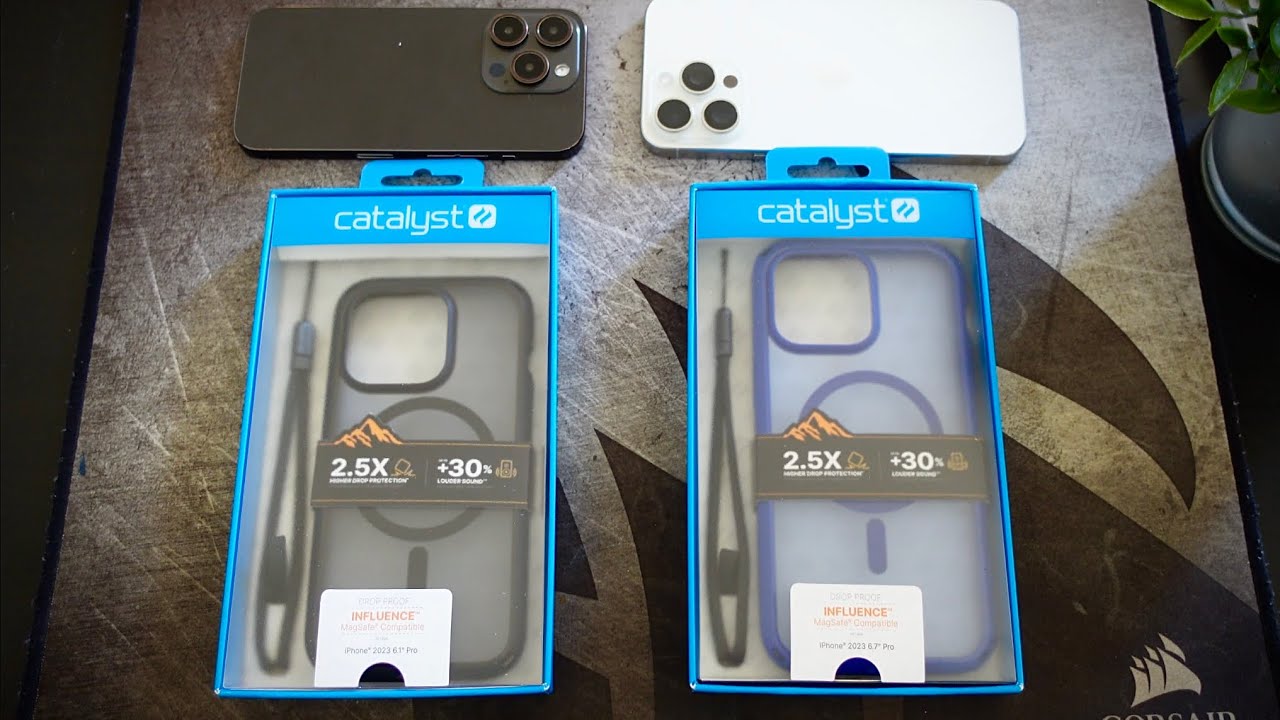 Catalyst iPhone 15 Series - Influence Case, MagSafe Compatible iPhone 15 Pro Max / Atlantic Blue