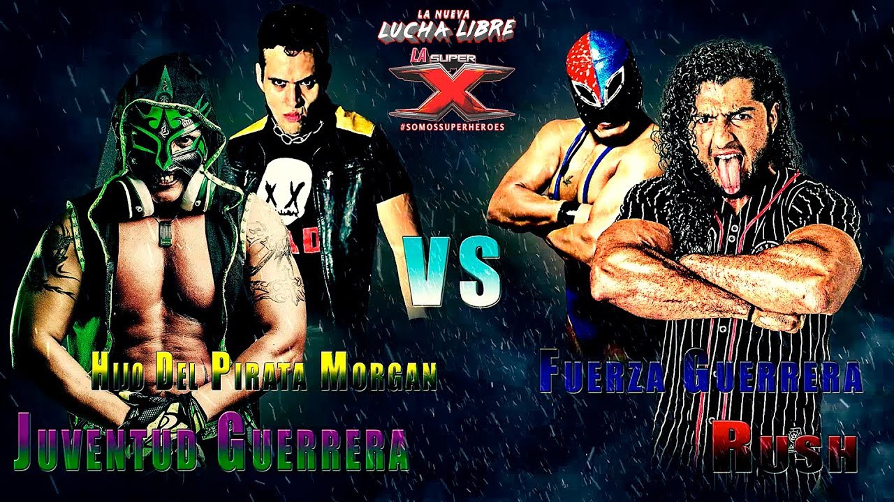 Juventud Guerrera Hijo del Pirata Morgan VS RUSH y Fuerza Guerrera ¡¡Al Fin, Cara a Cara!! - YouTube