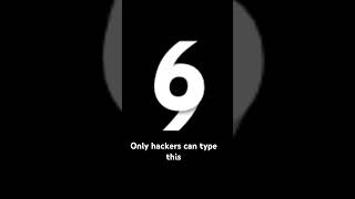 Only hackers can type this🤫#memes #shorts #hacker #numbers