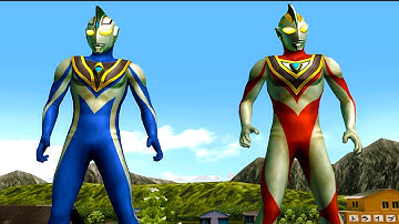 Ultraman Gaia V2 and Ultraman Agul V2 - TagTeam NEW Request 142