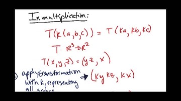 [Math][Linear Algebra]-Linear Transformations-Non Linear-Intermediate Example Video
