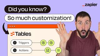 Triggers and Actions for Zapier Tables | Customized Workflows