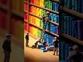 Miniature Organizing Giant Library! #shorts #miniature #viralshorts #trending #tinyworld #shortsfeed
