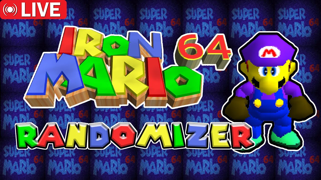 🔴HARDCORE Iron Mario 64 Randomizer - Day 1
