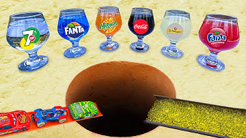 Satisfying Experiment Video l How To Make Worm Toothpaste With Coca-Cola, Fanta ,Sprite And Mentos