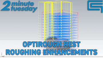 Mastercam 2023 — OptiRough Rest Roughing Enhancements | 2 Minute Tuesday