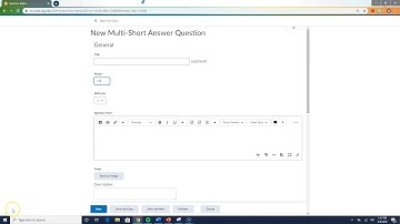 Creating Multi-Short Answer Questions