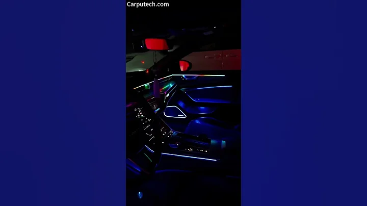 Full Set Car Interior Ambient Light for Audi A6 A7 C8 2019-2024 Upgrade Light Kit