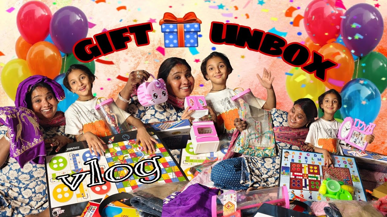 BARTHDAY GIFT unboxing 🎁🎁 #gift #funny #vlog #youtube #trending #happybirthday #comedy