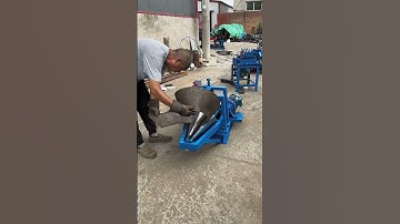 How to operate the electric three-cone rolling machine#vuralvideo#youtubeshorts