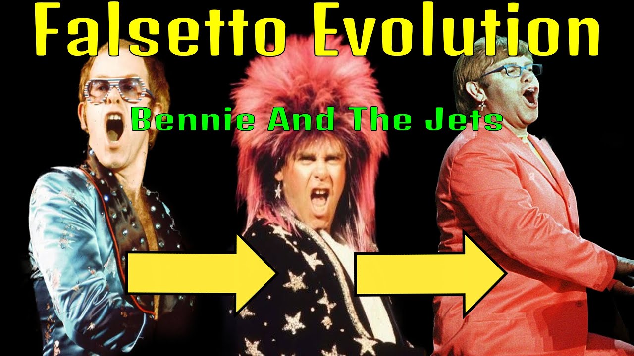 Elton John Falsettos - Evolution - Bennie And The Jets (1973-2023)