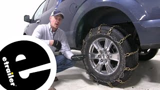 Etrailer An Chain Heavy Truck Snow Tire Chains T-Shaped Cam Tightening Wrench Review