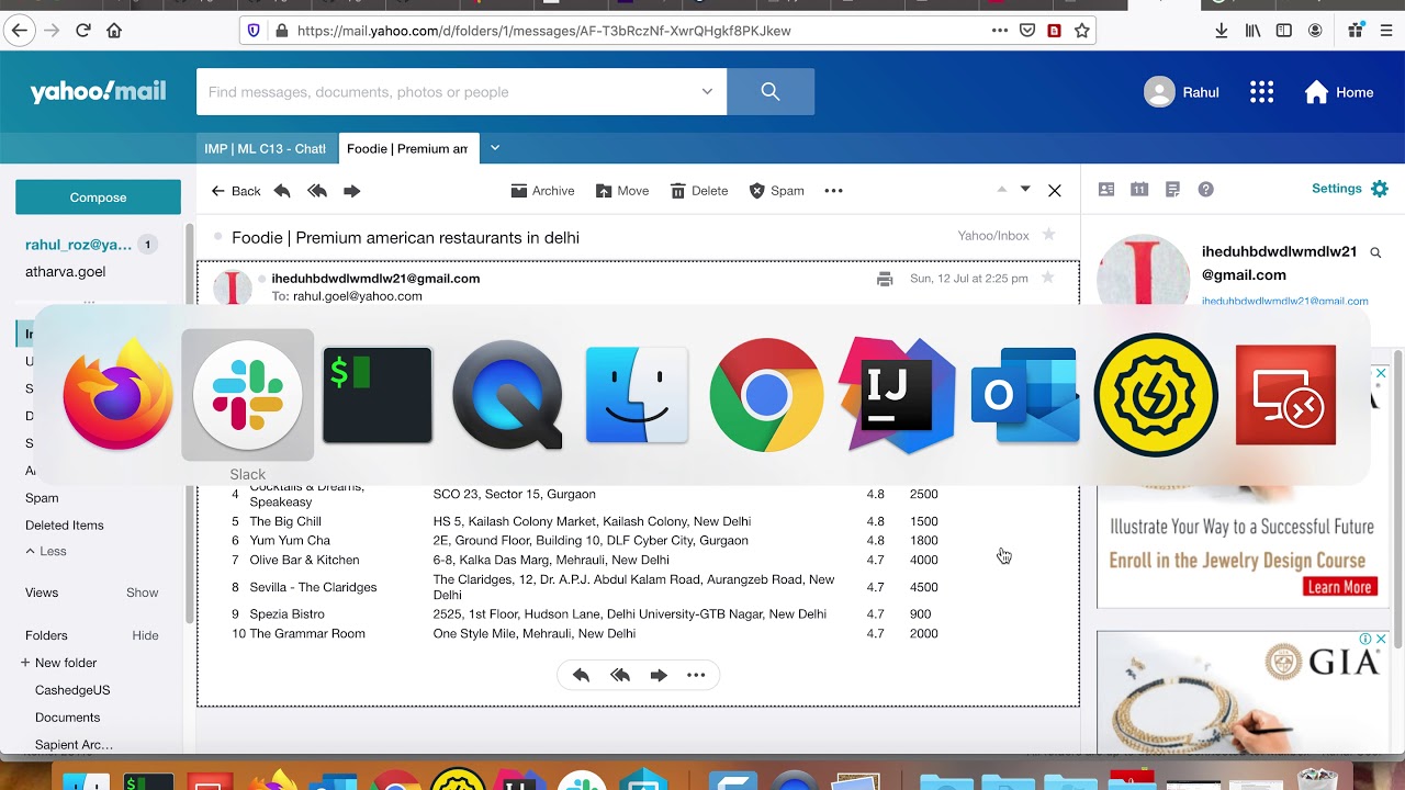 Restaurant Search Chatbot Demo