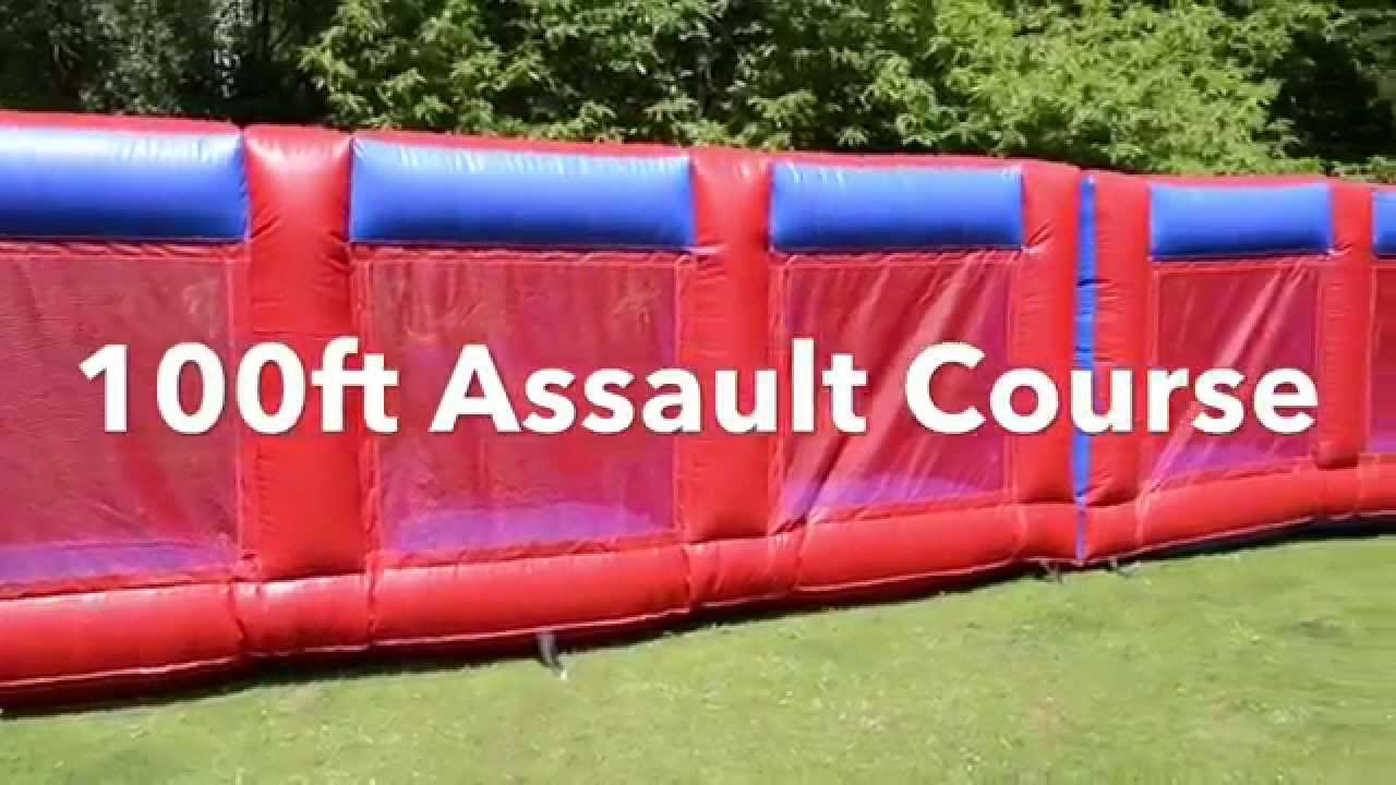 uckfield motor services Inflatable 100ft Assault Course - Available Now At Aceinflatables.com