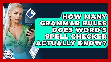 How Many Grammar Rules Does Word