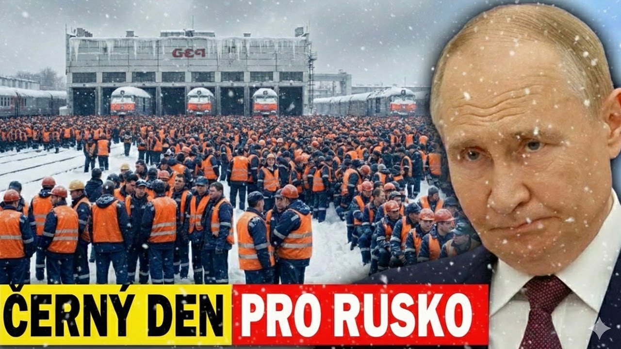 700 000 dělníků čelí propouštění! Bankrot železnic za 51 miliard dolarů staví Rusko proti Putinovi