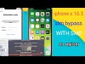 SMD IOS 16.3 IPHONE X SIM BYPASS