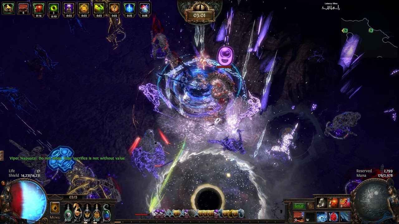 Whispering Ice-Cyclone CI vs 4-way Domain Of Timeless Conflict - Blight league