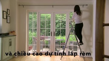 cách đo và lấy kích thước rèm vải chính và rèm vải cửa sổ