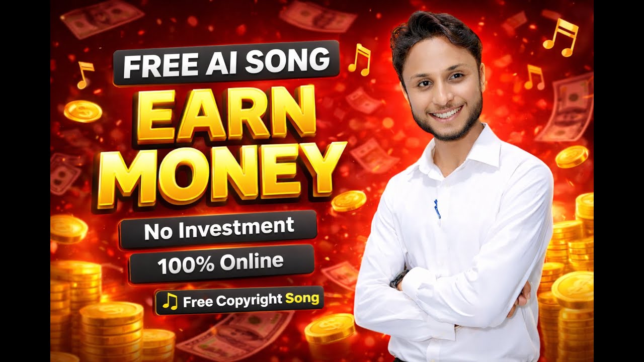 FREE AI SONG ➜ Earn Money Online | 100% Working Method
