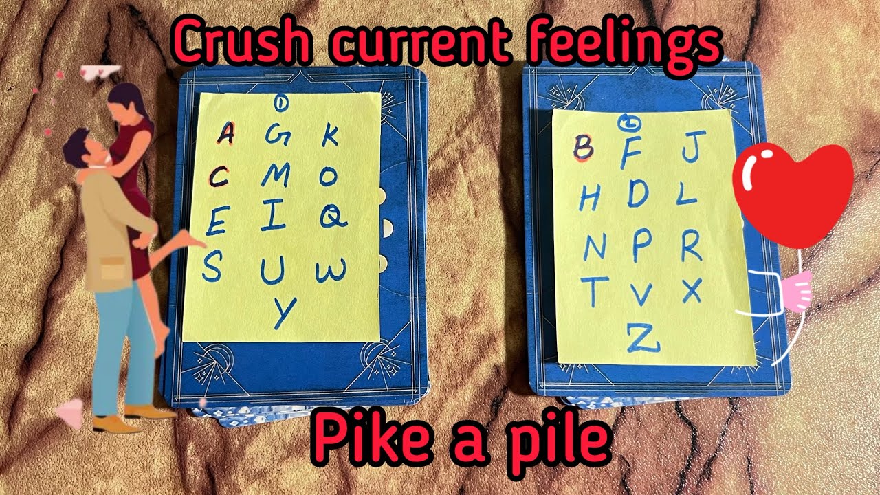 Crush current feelings | Pick a pile | Hindi tarot card reading | Love ...