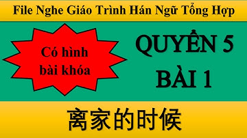 File nghe bài 1 Quyển 5 Hán ngữ Tổng hợp| Tiểu Nguyệt Học Tiếng Trung