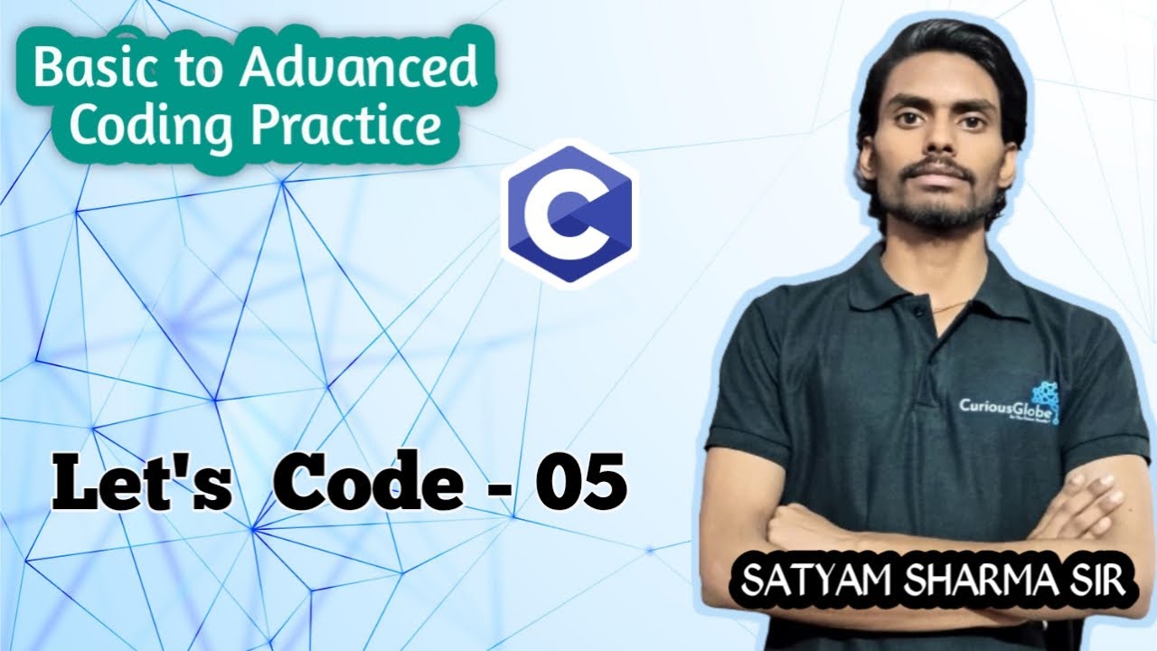 C Programming | Let's Code -05 #coding - YouTube