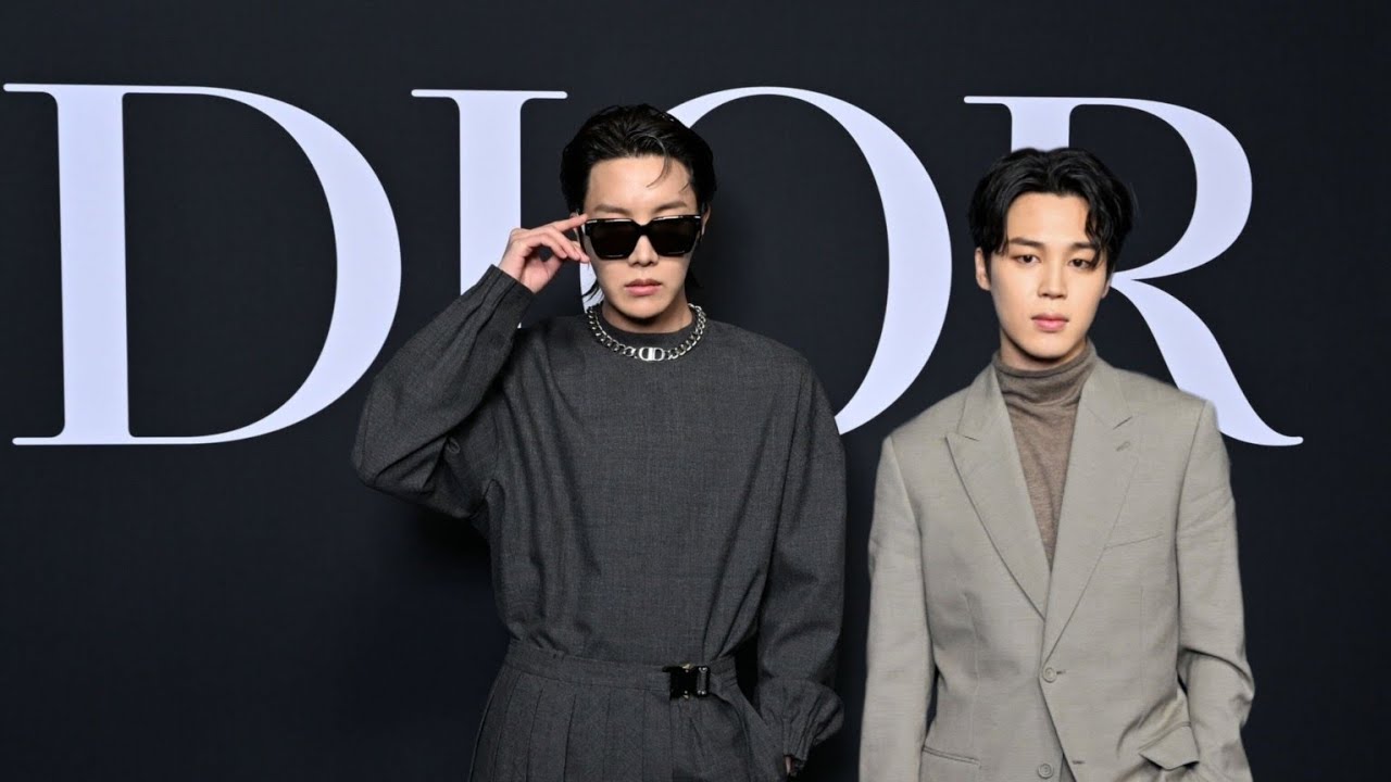 J Hope attends the Louis Vuitton Menswear Fall-Winter 2023-2024