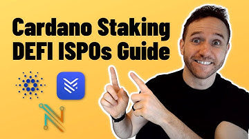 Full Cardano Staking DEFI ISPOs Guide