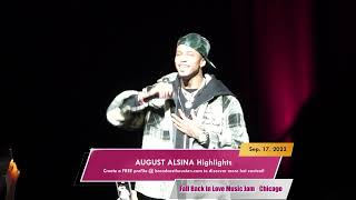 AUGUST ALSINA Sings HAPPY BIRTHDAY ACAPELLA To ALL THE VIRGOS, Gives HEARTFELT SPEECH About INDUSTRY