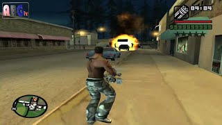GTA San Andreas - CJ tries to control the situation, but the police take another crossing