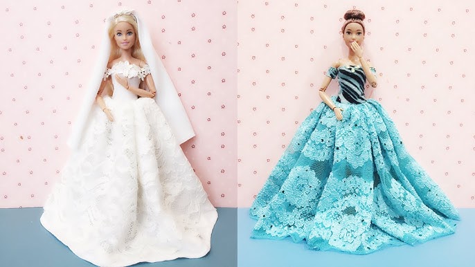 Vestido de Festa para Barbie, DIY