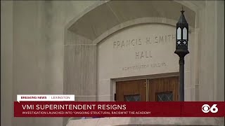 VMI superintendent resigns amid investigation into 'ongoing structural racism'