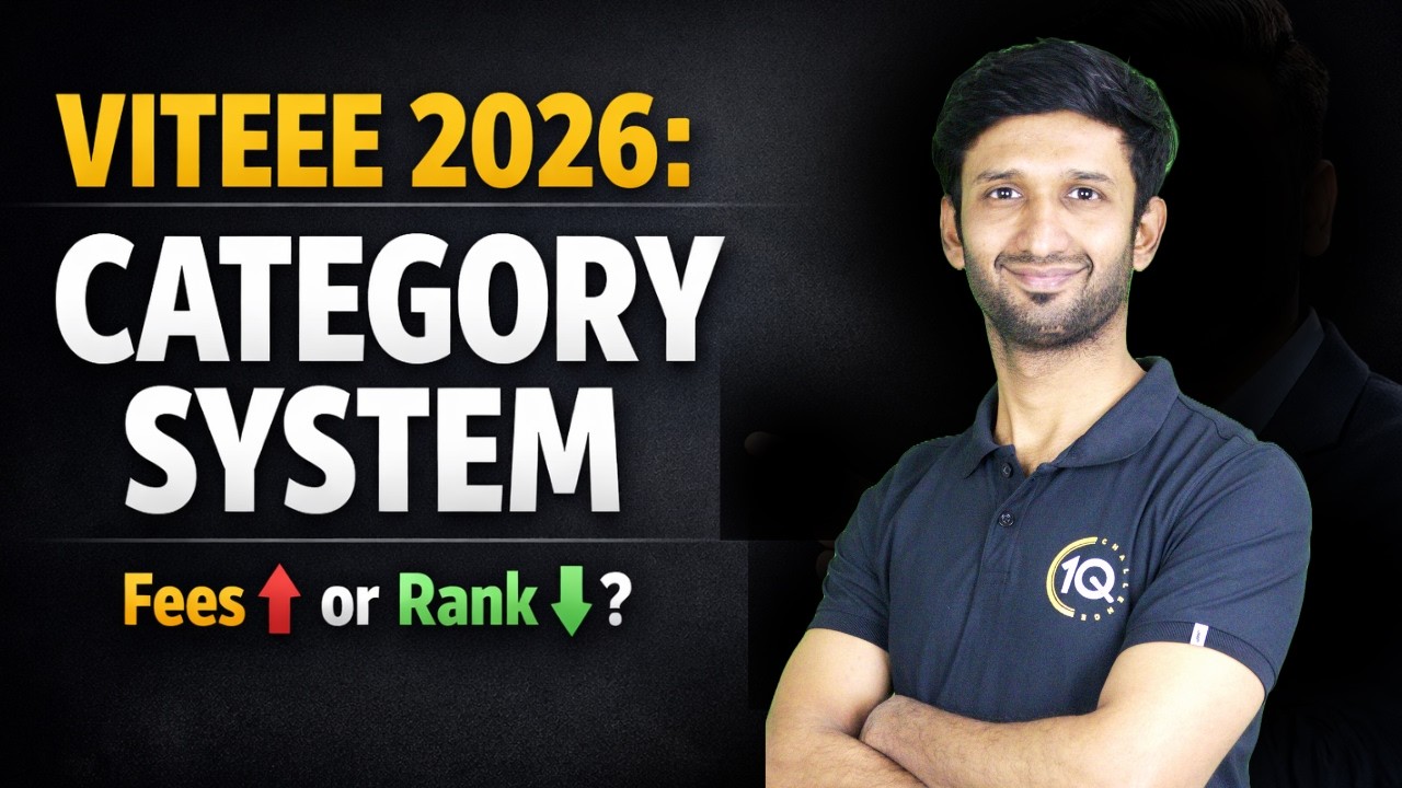 VITEEE 2026: Category System Explained 🔥 VIT Vellore Fees vs Rank ...