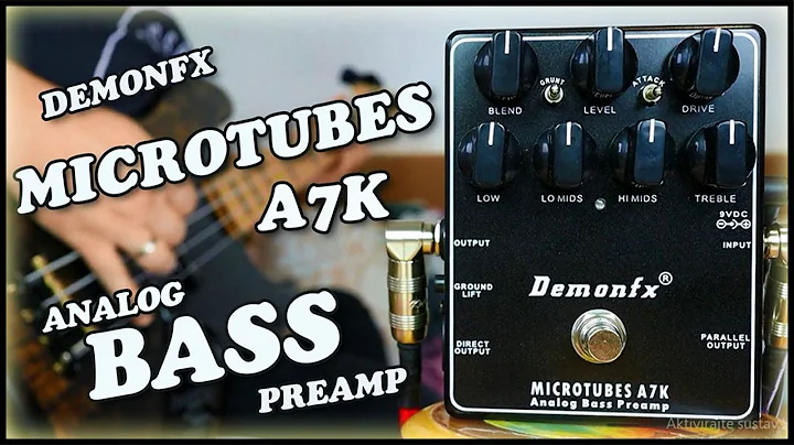 Demonfx MICROTUBES A7K Analog Bass Preamp
