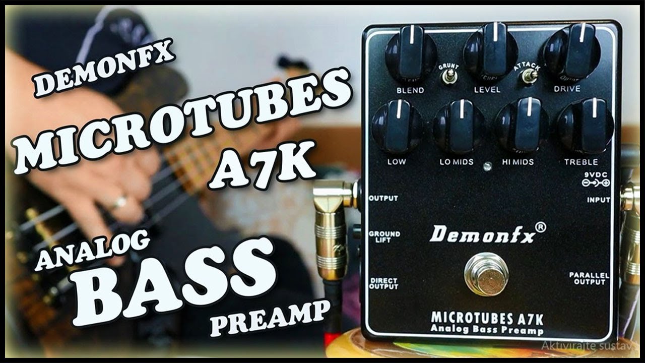 Demonfx MICROTUBES A7K Analog Bass Preamp
